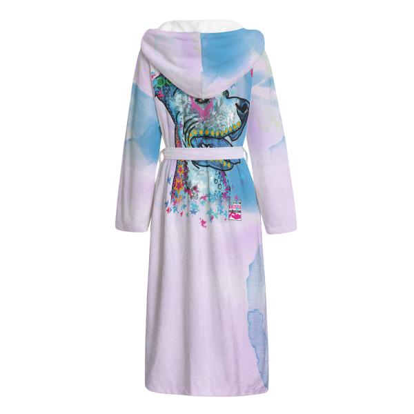 Bunter Bademantel JayJay aus Flanell – flauschig & farbenfroh, Größen S–2XL